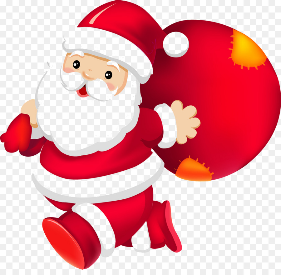 fofo papai noel em pé e dizendo ho ho ho cartoon ilustração 13861662 PNG