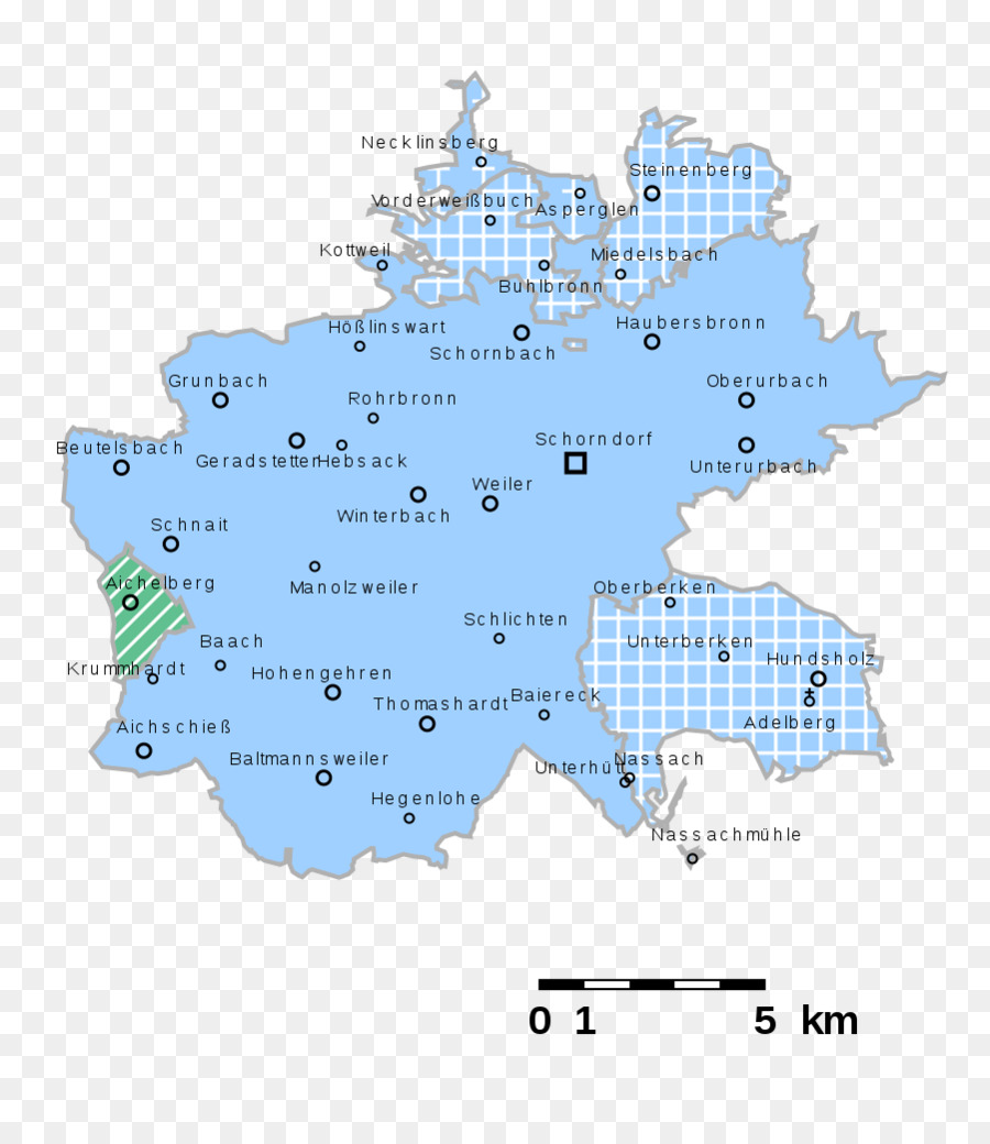 Oberamt Kirchheim，Mapa PNG