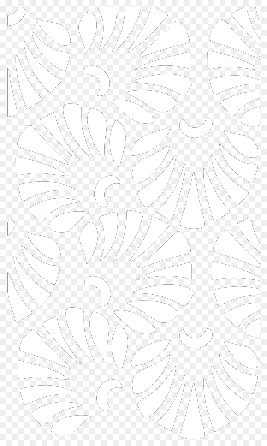 Branco，Design Floral PNG