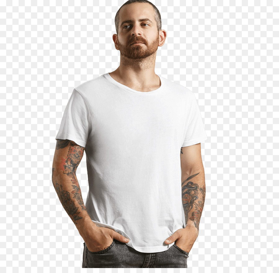 Homem Com Tatuagens，Camiseta PNG