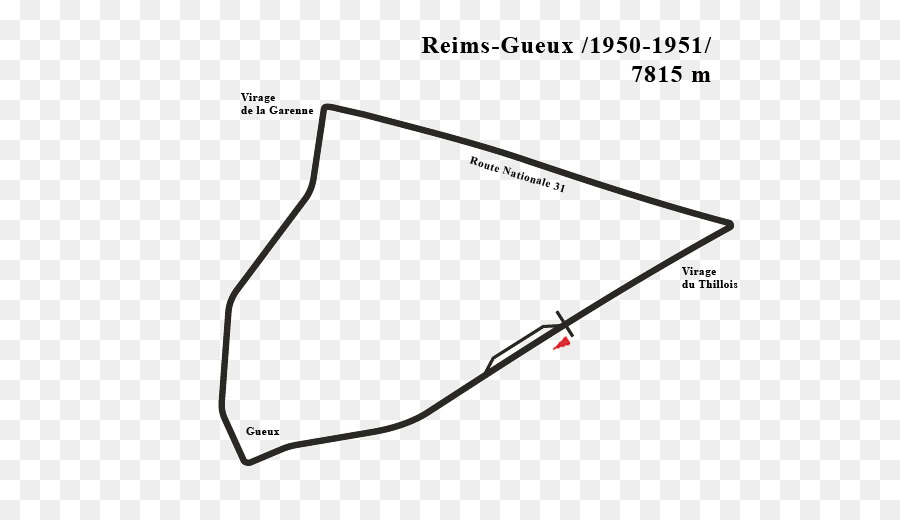 Reimsgueux，1950 Francês Grand Prix PNG