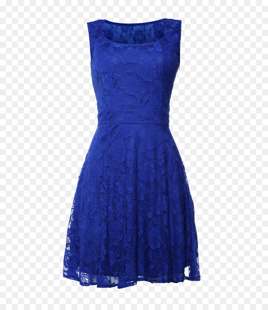 Vestido Azul，Moda PNG