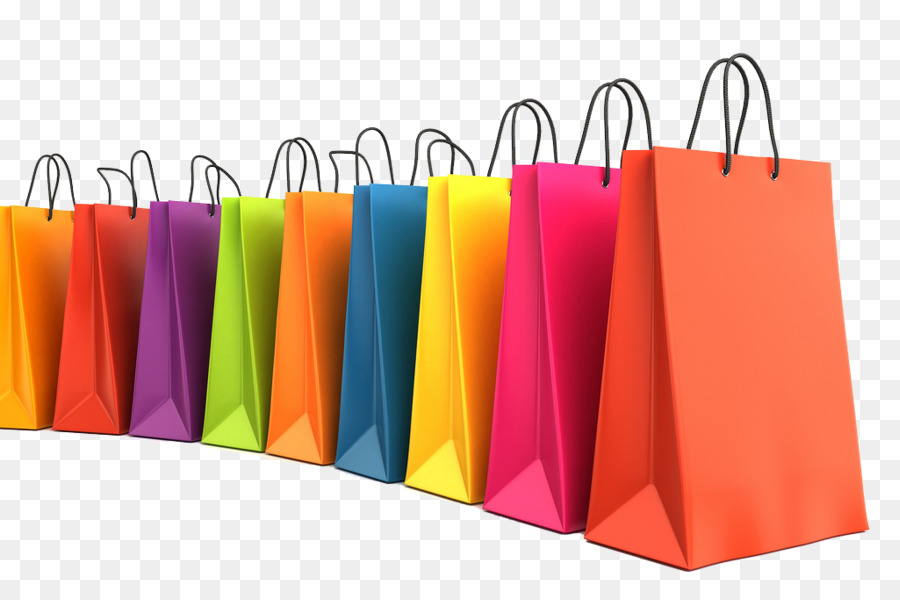 Sacolas De Compras Coloridas，Varejo PNG