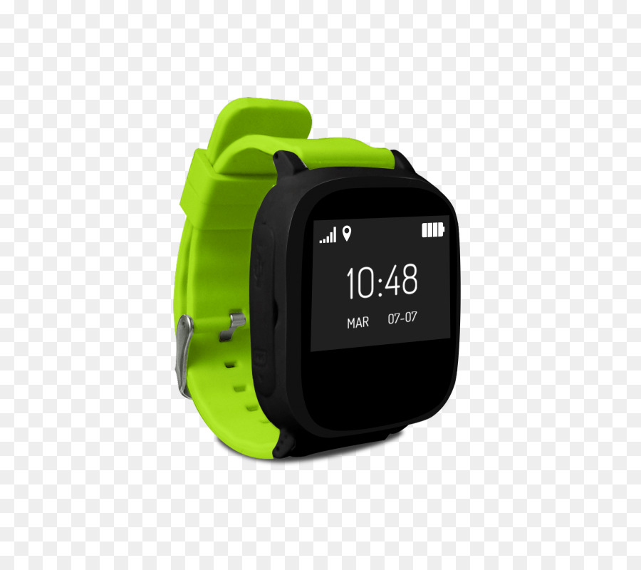 Smartwatch Preto E Verde，Vestível PNG