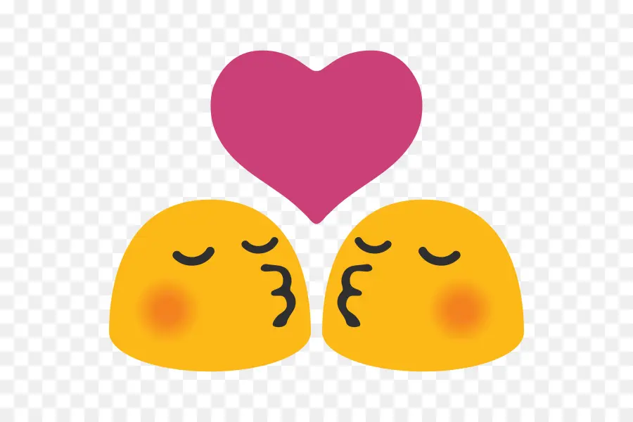 Emojis De Beijo，Coração PNG