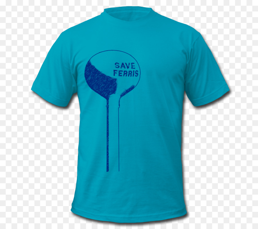 Camiseta Azul，Camisa PNG