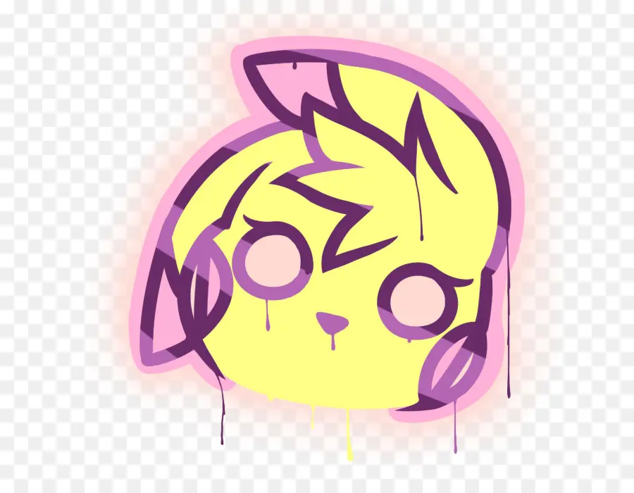 Cara De Gato Amarelo，Bonitinho PNG