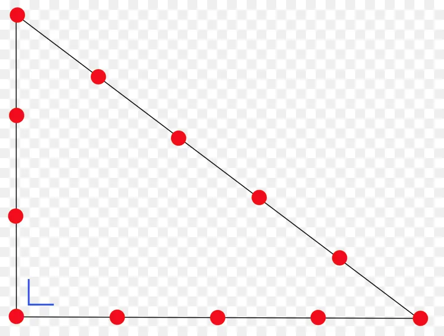 Pontos Vermelhos No Triângulo，Triângulo PNG