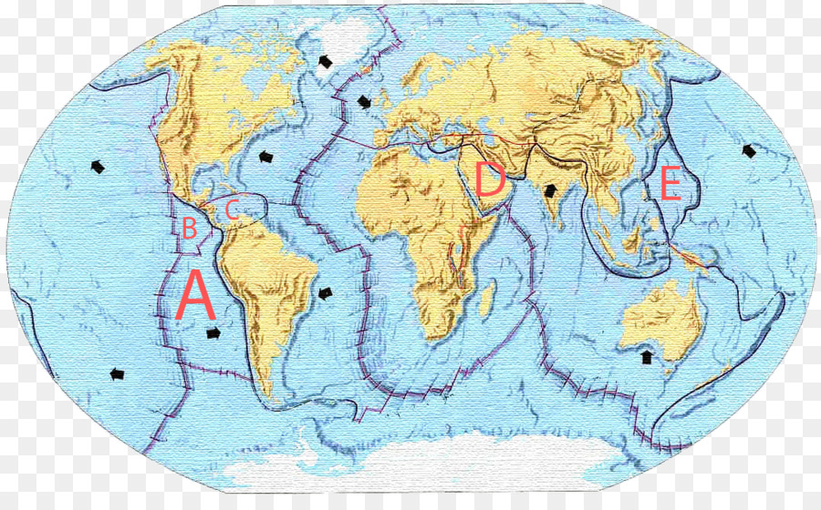 Terra Mundo As Placas Tectonicas Png Transparente Gratis