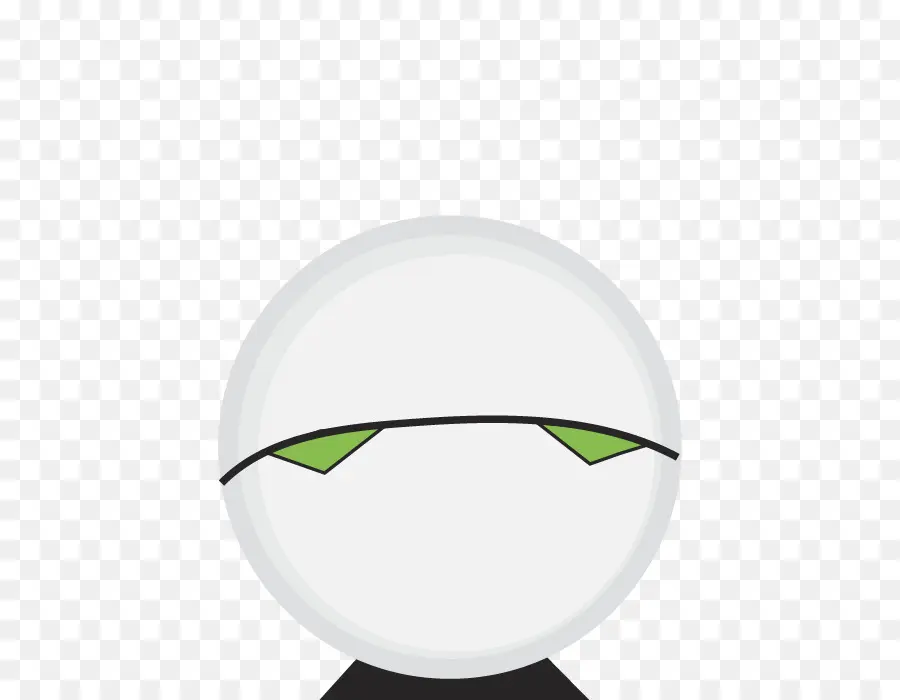 Cara De Robô，Olhos Verdes PNG