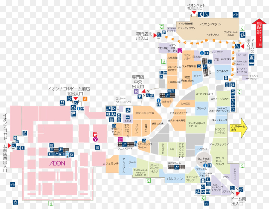 Mapa Do Shopping，Lojas PNG