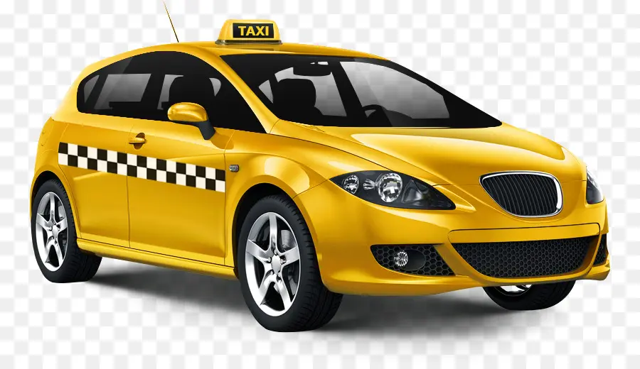 Táxi Amarelo，Carro PNG