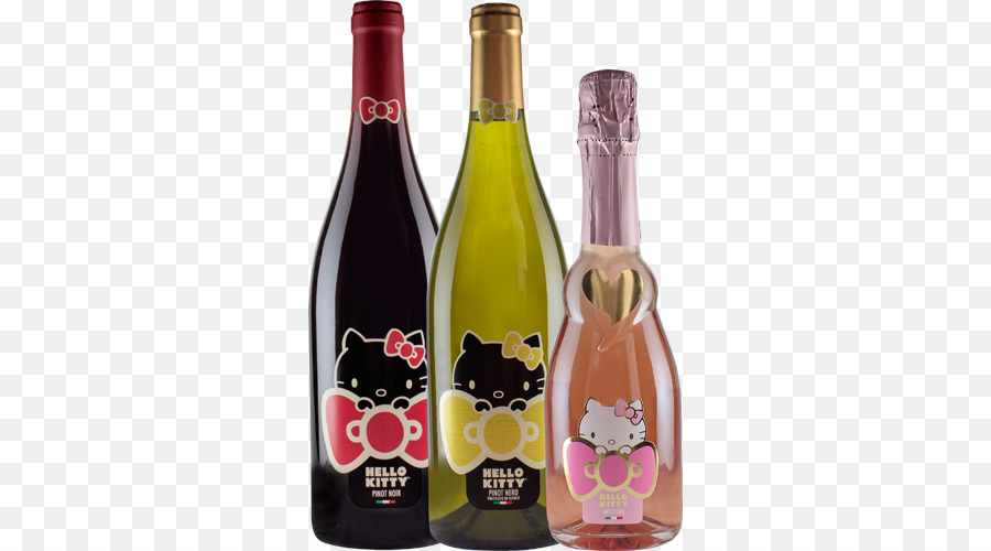 Garrafas De Vinho Hello Kitty，Vinho PNG