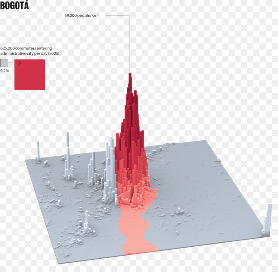 Mapa Da Cidade 3d，Bogotá PNG