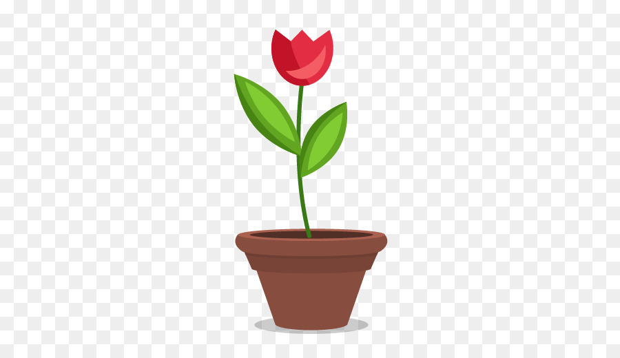 Flowerpot，Planta De Haste PNG