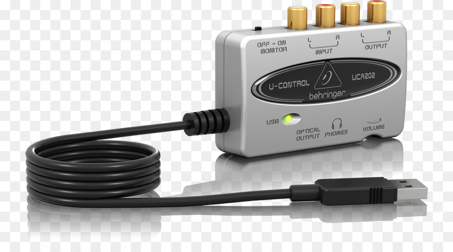 Microfone，Behringer Uca202 PNG