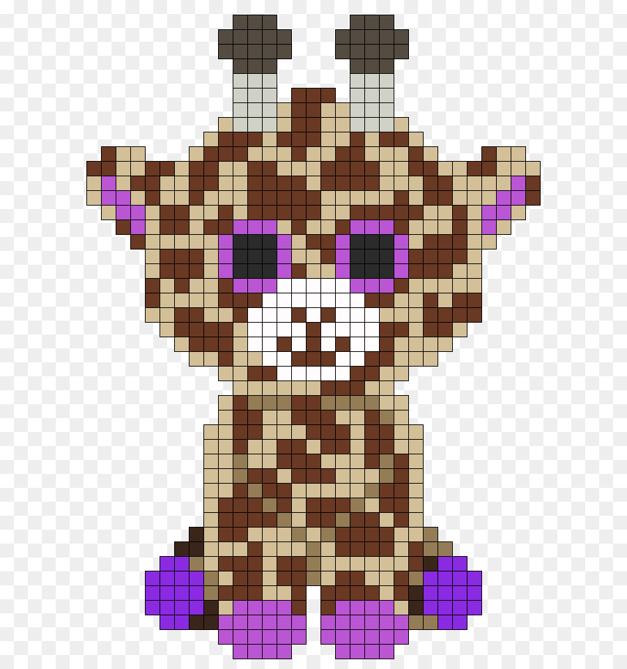 Girafa Pixel Art，Girafa PNG