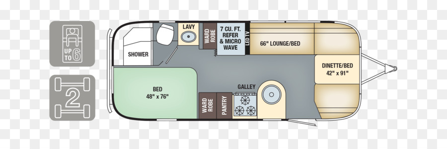 Layout De Caravana，Planta Baixa PNG