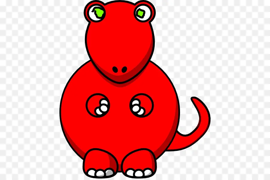 Dinossauro Vermelho，Dinossauro PNG