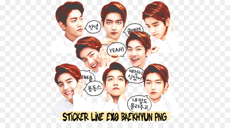 Adesivos Exo Baekhyun，K Pop PNG