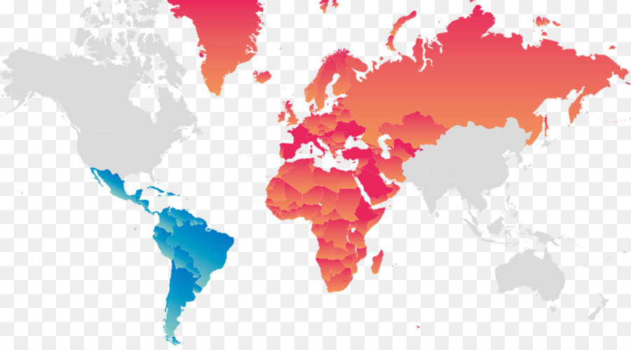 Mapa Mundial，Continentes PNG