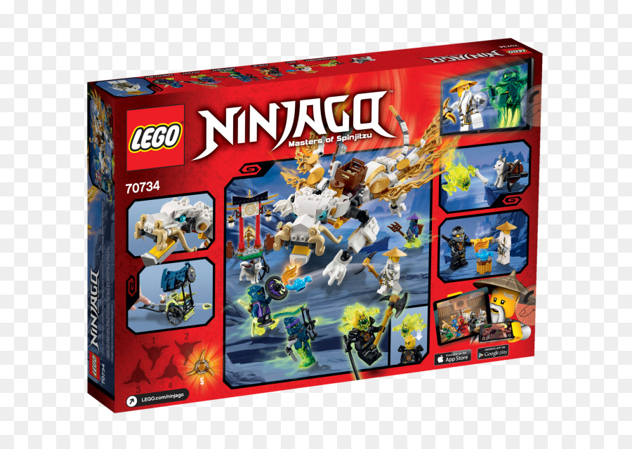 Sensei Wu，Lego 70734 Ninjago Mestre Wu Dragon Masters De Spinji PNG