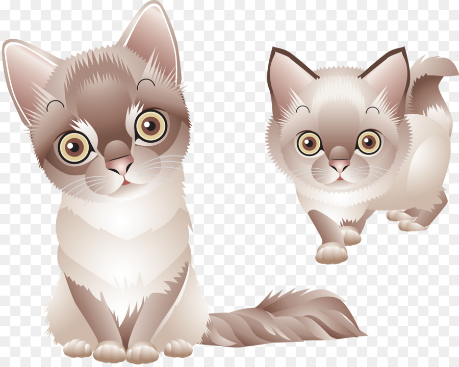 Gatos Fofos，Desenho Animado PNG