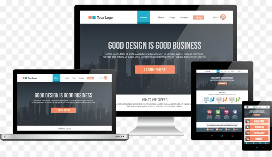 Site Responsivo，Webdesign PNG