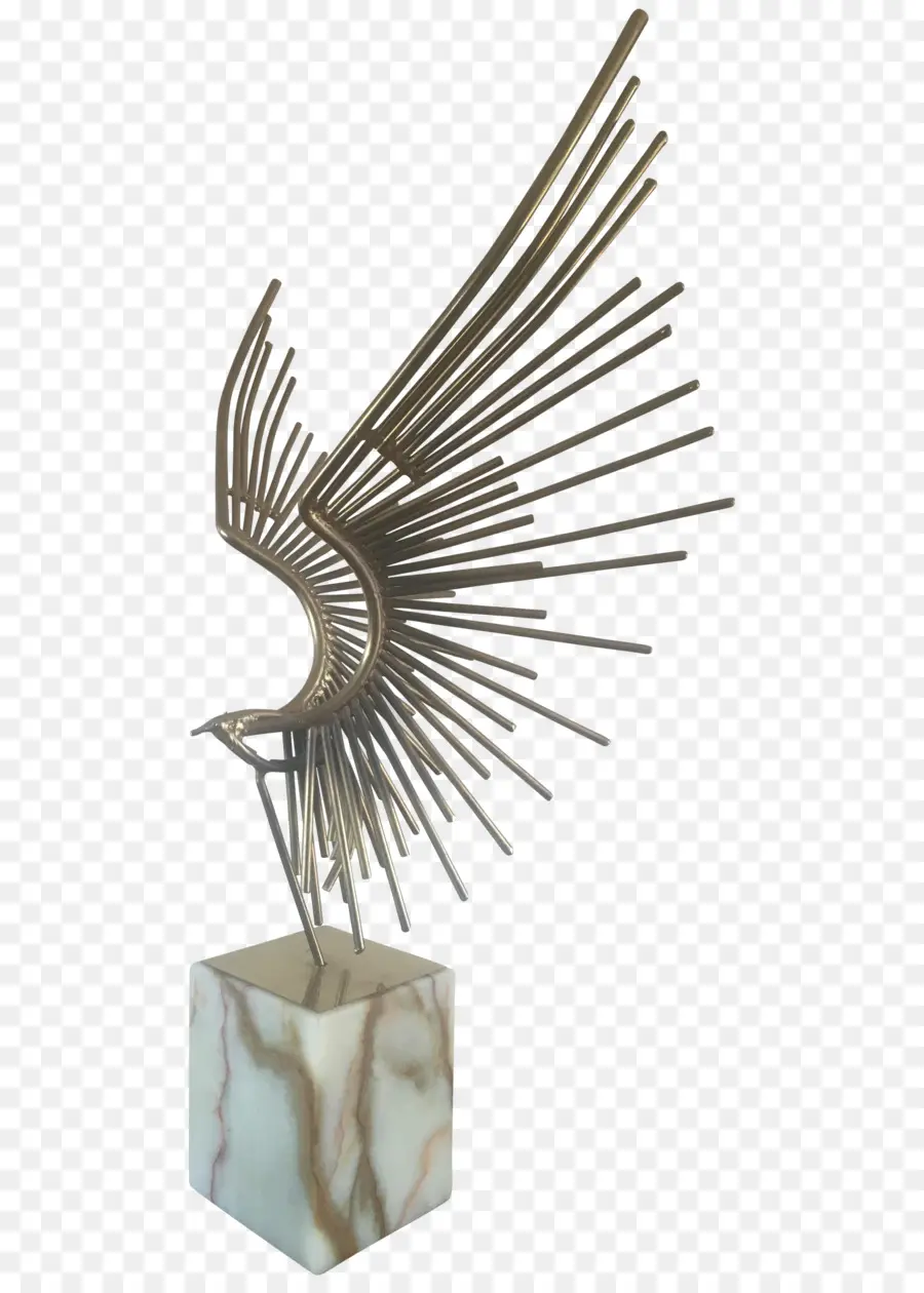 Escultura De Pássaro，Metal PNG