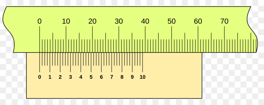 Régua Verde E Amarela，Medição PNG