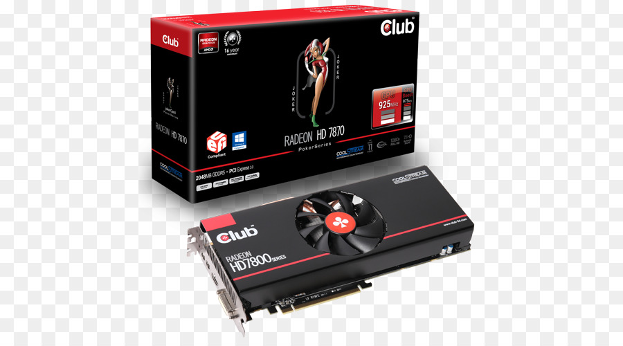 Placas Gráficas Placas De Vídeo，Amd Radeon Hd 7870 PNG