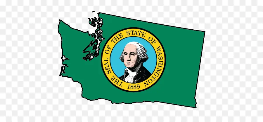 Mapa Do Estado De Washington，Selo PNG