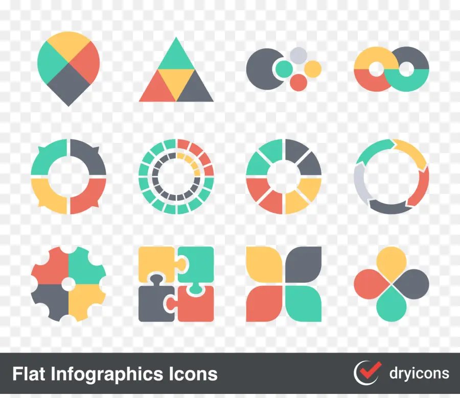 Ícones Infográficos，Projeto PNG