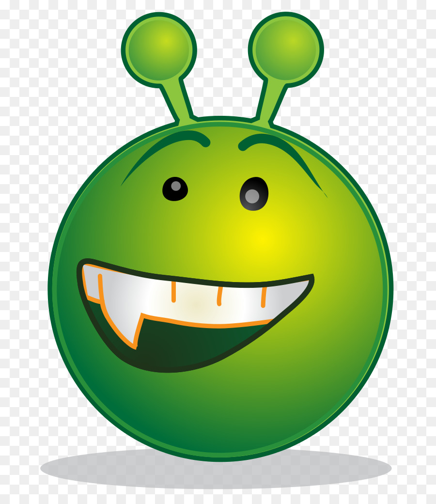 Personagem De Desenho Animado Verde，Sorrindo PNG