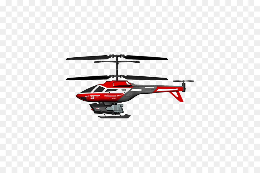 Helicóptero Vermelho E Preto，Rotor PNG