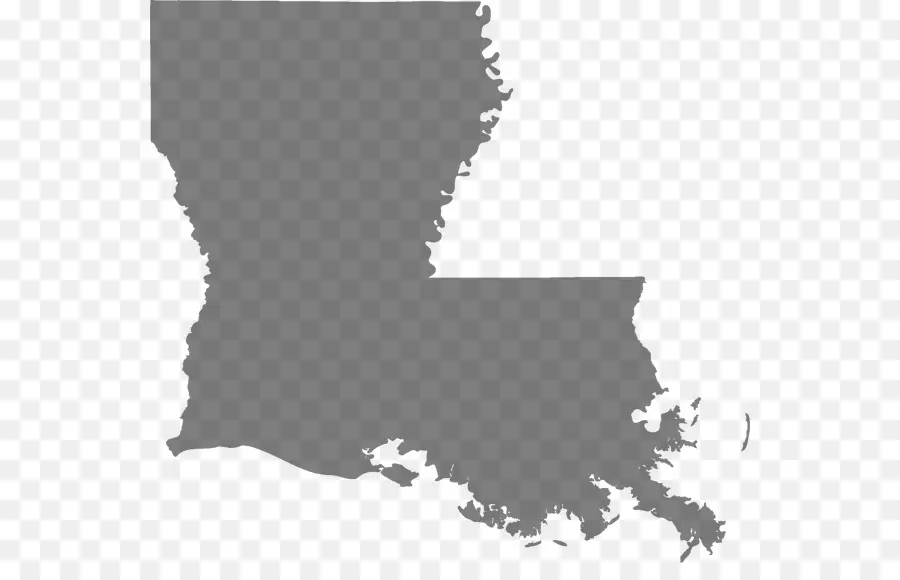 Louisiana，Vetor Mapa PNG