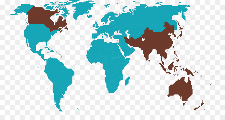 Mapa Mundial，Países PNG