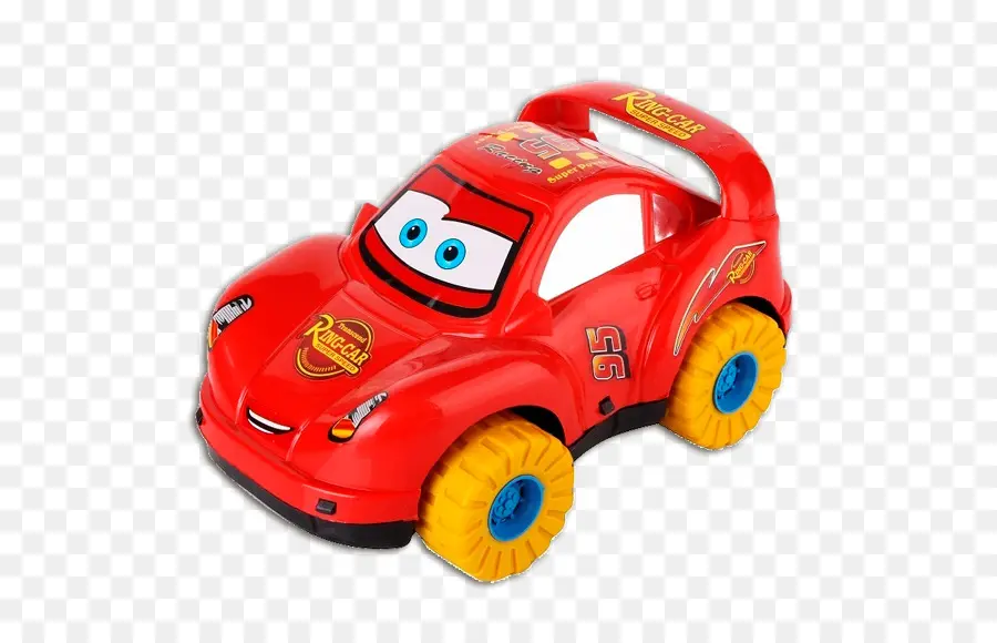 Carro De Brinquedo Vermelho，Desenho Animado PNG