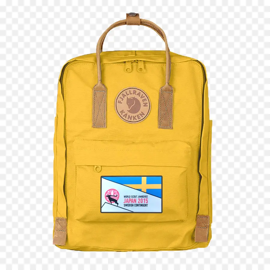 Mochila，Amarelo PNG