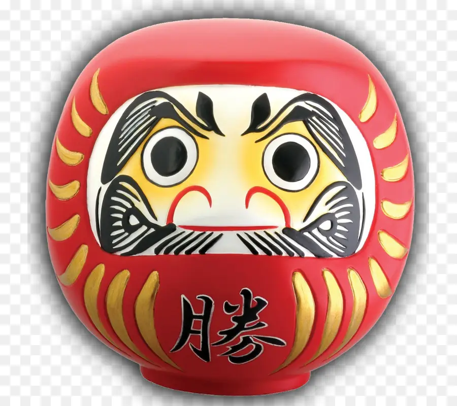 Boneca Daruma Vermelha，Japonês PNG