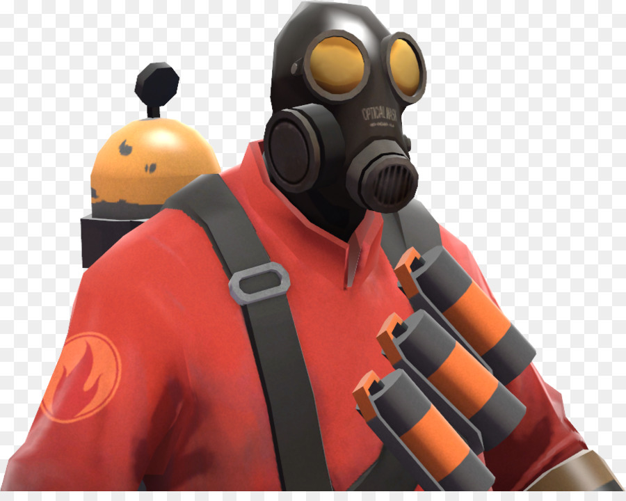 Personagem Pyro Vermelho，Máscara De Gás PNG