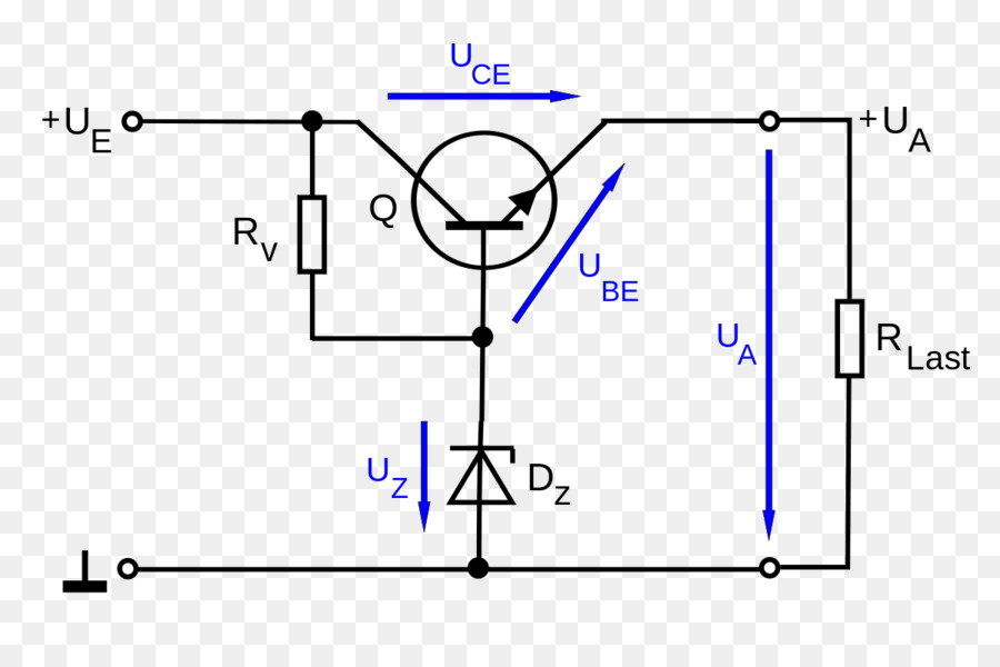 Regulador De Tensão，Diagrama De Circuito PNG