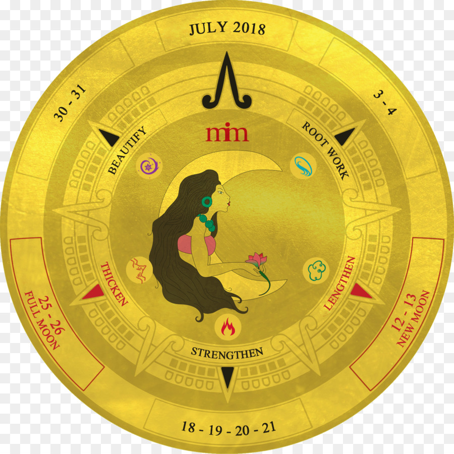 Calendário Lunar，Penteado PNG