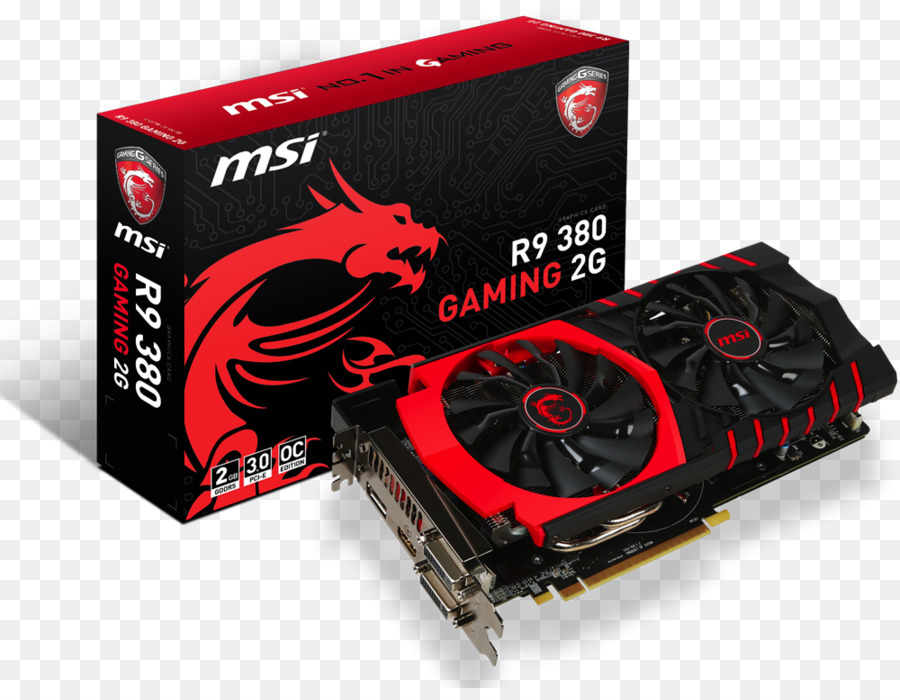 Placas Gráficas Placas De Vídeo，Amd Radeon R9 380 PNG