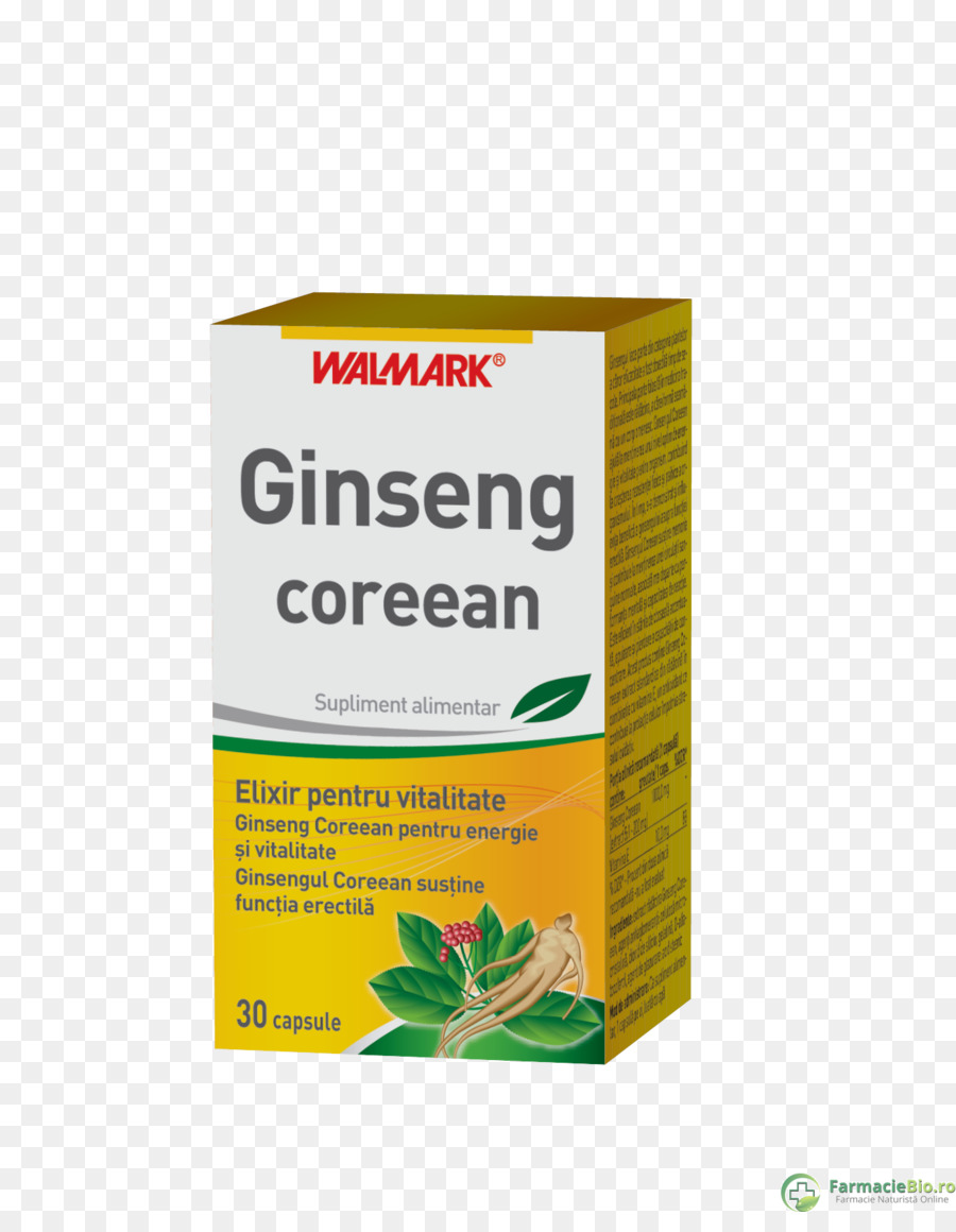 O Ginseng Asiático，Suplemento Alimentar PNG