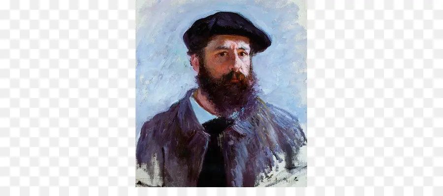 Claude Monet，Autoretrato Seu Com Uma Boina PNG