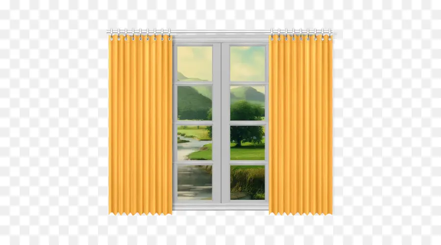 As Cortinas Da Janela Tons，Janela PNG