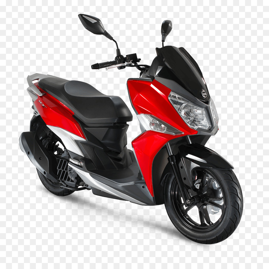 Motocicleta Vermelha E Preta，Scooter PNG