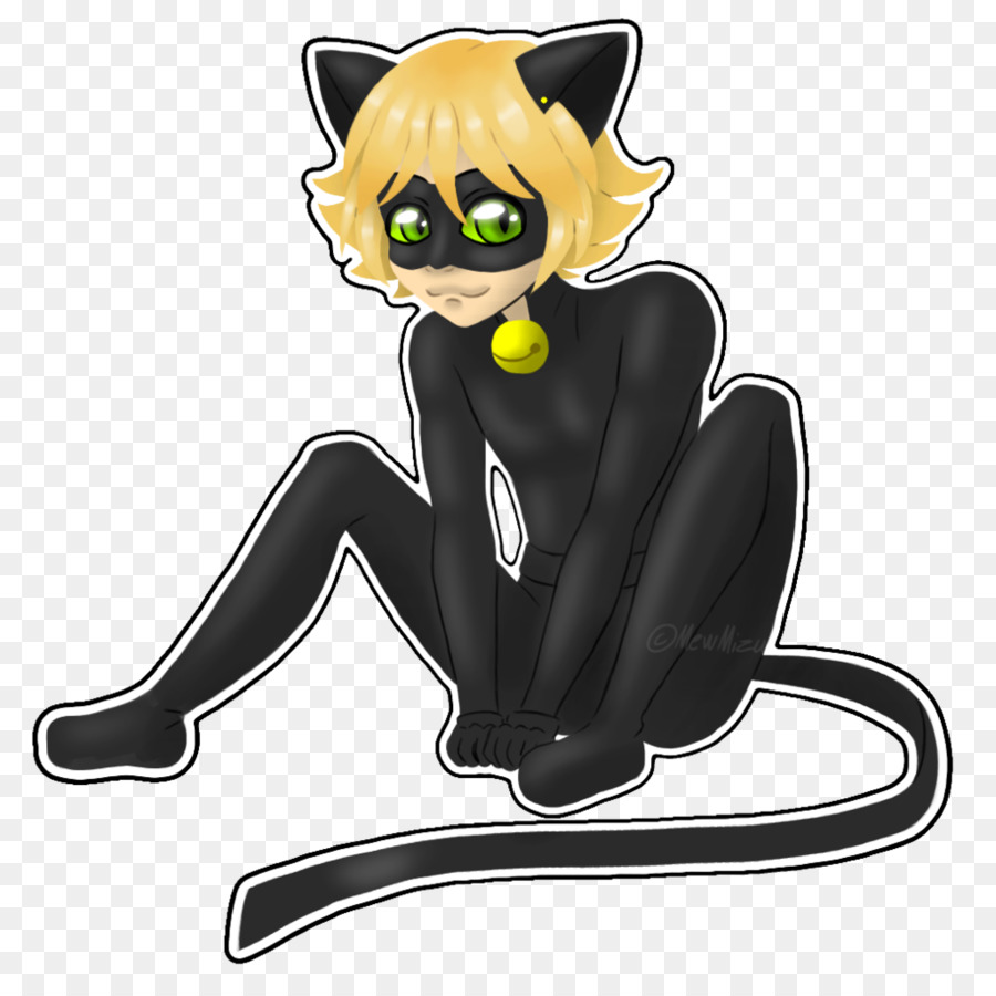 Personagem De Gato，Terno Preto PNG