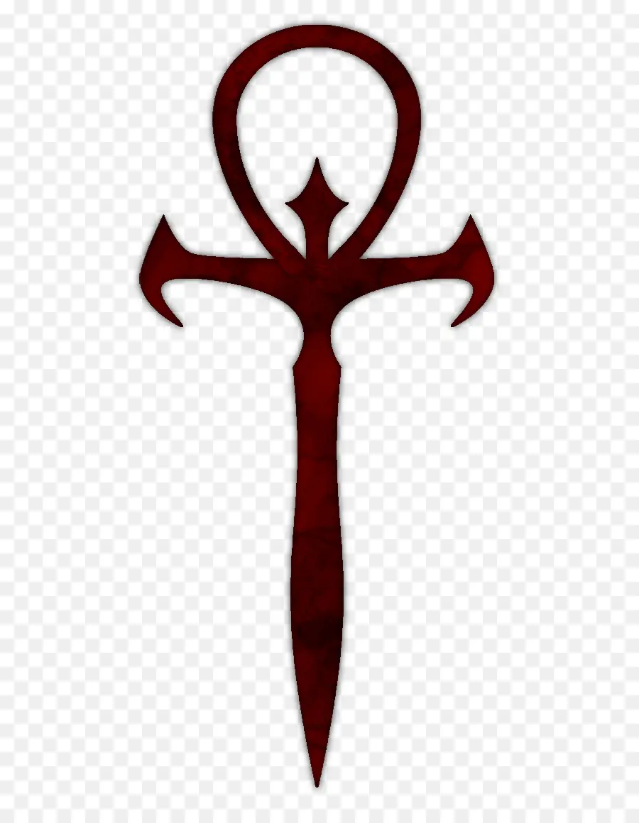 Símbolo Ankh，Vermelho PNG